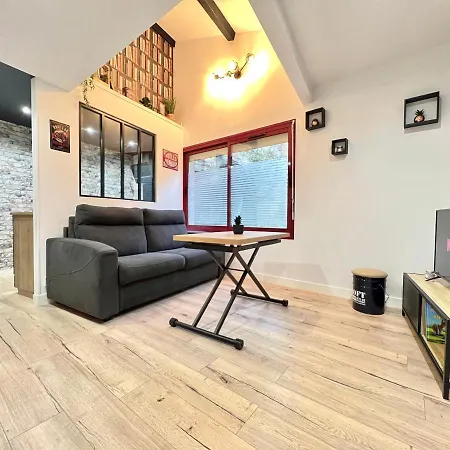 בית נופש Le Loft ~ A 4 Min De La Gare, Fibre + Parking Prive פואטייה