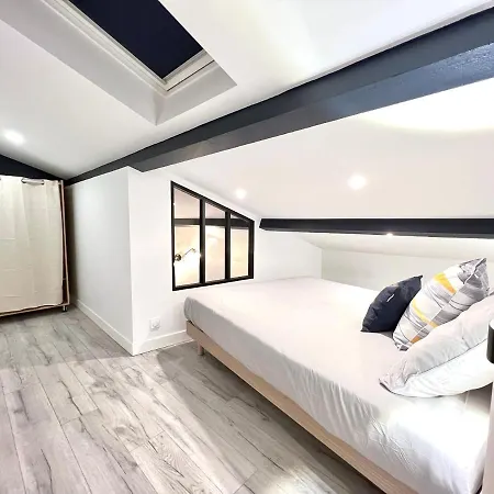 בית נופש Le Loft ~ A 4 Min De La Gare, Fibre + Parking Prive *